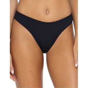 Sunsets Wild Thing Bikini Bottom Size Large‎ NWT Black Classic Logo